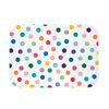 Non-Slip Kids Bath Mat with Colorful Polka Dots