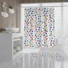Kids Polka Dot BAthroom Shower Curtain