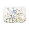 Vibrant Floral Wildflowers on a White Mat