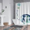 Blue Fish Shower Curtain for Beachy Bathroom Decor