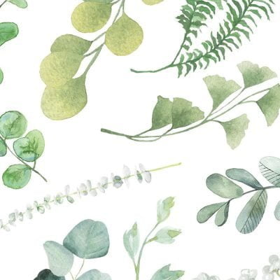 Leafy-green-watercolor-nature-non-slip-bath-mat