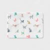 patchwork cats bath mat for little girls bathroom