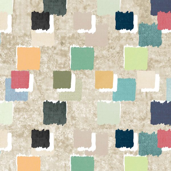 Add a touch of elegance to your bathroom with this abstract shower curtain.
