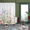 Colorful Wildflowers Fabric Shower Curtain by Ozscape Designs