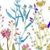 Ozscape Designs' Colorful Wildflowers Shower Curtain detail