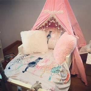 Absolutely adorable and beautiful craftsmanship! This was PERFECT for my baby girl's new 'big girl's bed' who exclaimed WOW!!!!! I love my new bed" when she saw it!!!