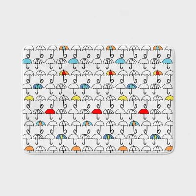 fun colorful non slip bath mat for kids bathroomr floor