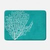 Aqua Coral Bath Mat