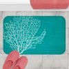 ocean beach turquoise bathmat