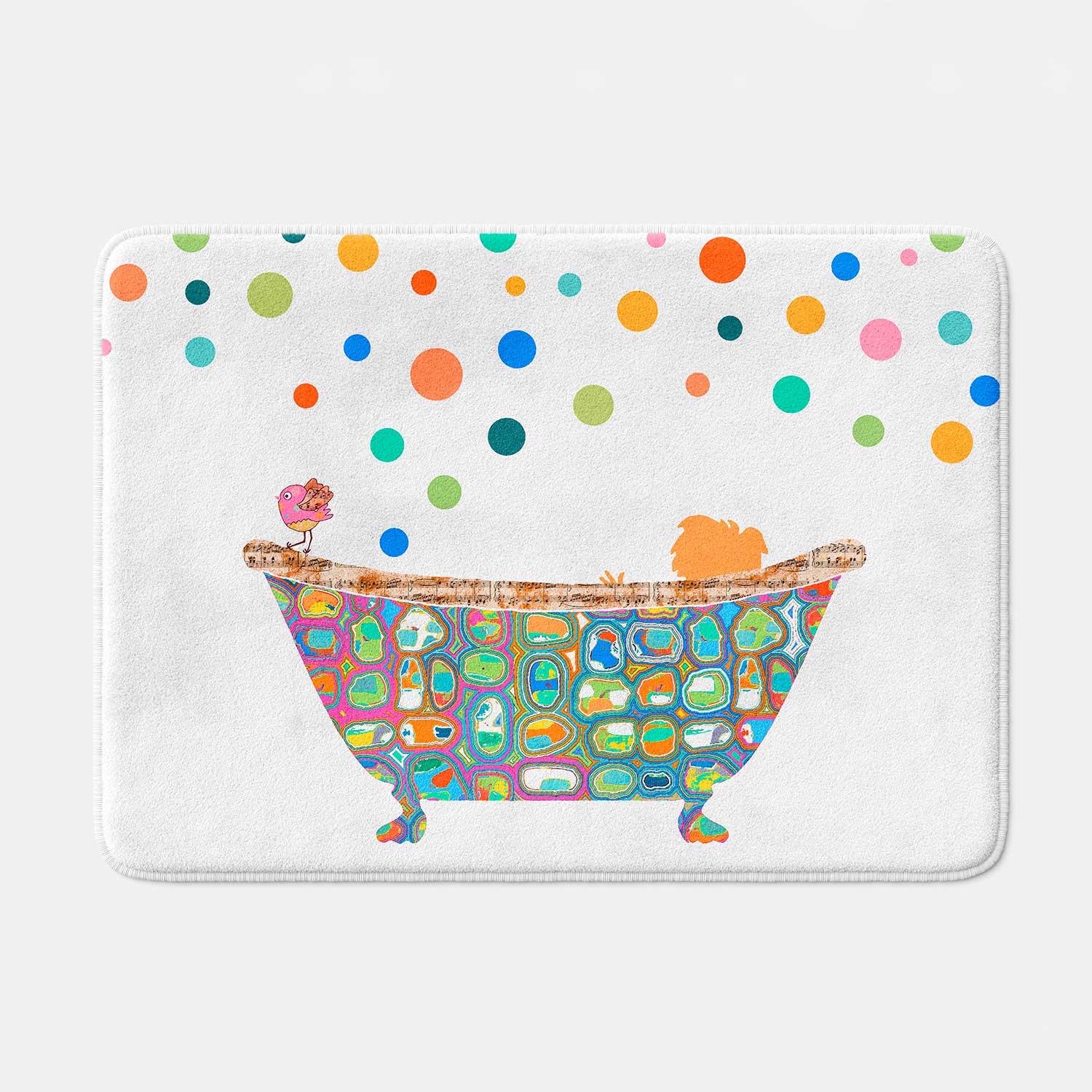 Fun, Colorful And Unique Toddler Bath Mat