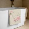 Blurred Pink Rose Floral Printed Bath towel