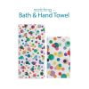 Complete Colorful Polka Dot Pattern Bath and Hand Towel Set for Kids by Ozscape Designs