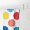 Large colorful polka dot hand towel for kids
