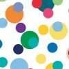multi colored polka dot printed bath towels for kids