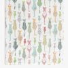 pretty pastel cats bath towel