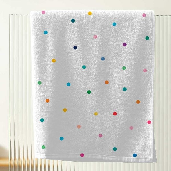best towels for kids with small polka dots