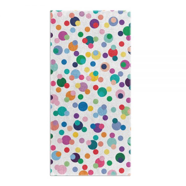 30x60 inch bath towels for kids with polka dots