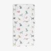 Floral Cats Printed Bath Towel by Ozscape Designs