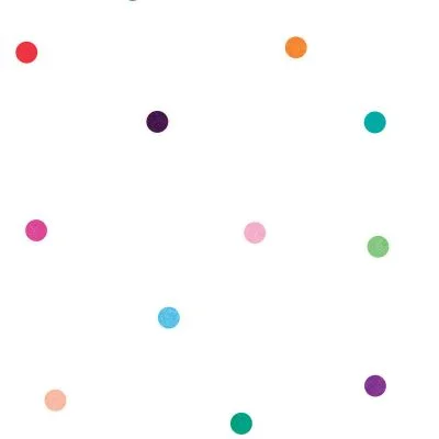 Close-Up of Vibrant Polka Dot Pattern on Bath Towel by Ozscape Designs