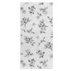 Black And White Floral Bath towels