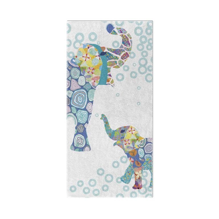 elephant bath towel for kids