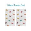 colorful fish hand towel set for children