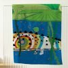 kids bath towel with velour patterned front and cotton terry back