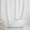 love heart shower curtain for kids bathroom