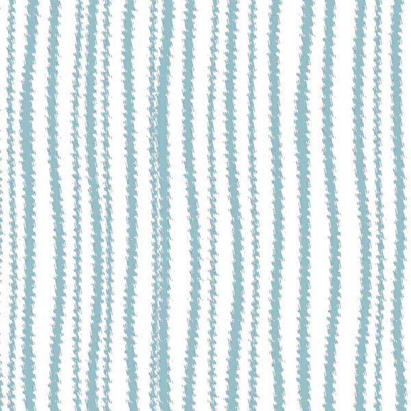 Blue Wavy Stripes on Shower Curtain
