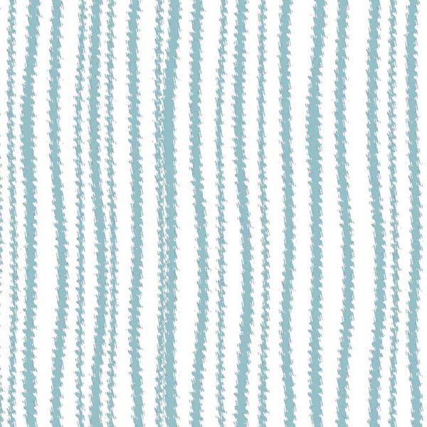 Blue Wavy Stripes on Shower Curtain