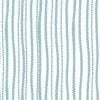 Wavy aqua eggshell Blue Striped Shower Curtain Fabric Print