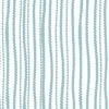 Wavy aqua eggshell Blue Striped Shower Curtain Fabric Print