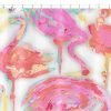 Colorful Pink Flamingo Shower Curtain
