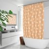 Apricot dream daisy floral shower curtain for kids bathroom