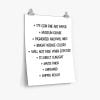 Bathroom Wall Art Print Features