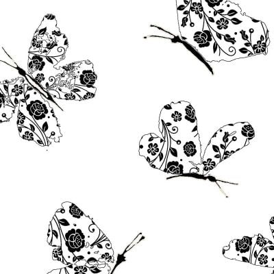 Extra Long Butterfly Shower Curtain For Unisex Kids Bathroom