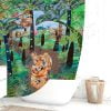Liner Free Tropical Shower Curtain For Children