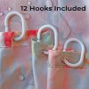 Ozscape Designs Extra Long Shower Curtains With 12 Hooks Included