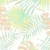 elegant shower curtain beach palm leaves print
