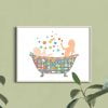 Cute And Funny Bathroom Wall ARt For Kids Bathroom Wall