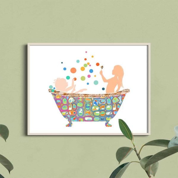 Cute And Funny Bathroom Wall ARt For Kids Bathroom Wall