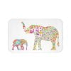 pink elephant bath mat for kids