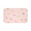 Large Bathroom Mat With Pink Butterflies And Non Slip Back For Girls Bathroom