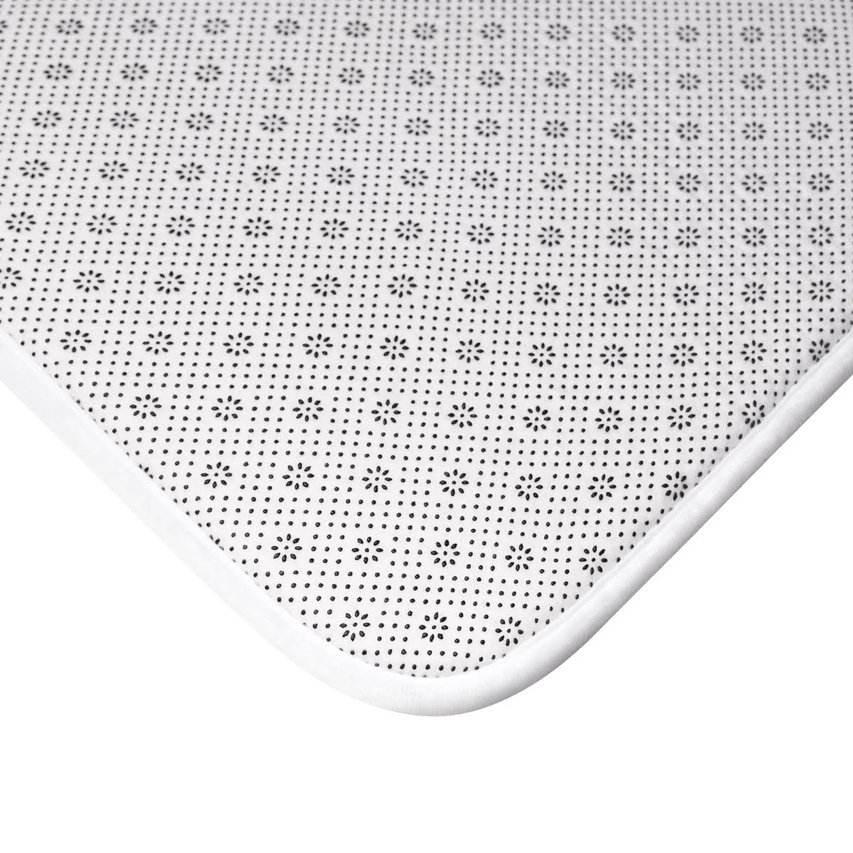 Elegant Non-Slip Super Soft And Comfortable Bath Mat With Eco Friendly Artist Designed Botanical Print For Nature Themed Bathroom. Water Absorbant, Mold & Mildew Repellent Washable Microfiber Surface Available in Bath Size 21" x 34" and Basin Size 24" x 17". - Image 7