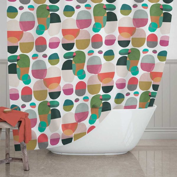 Contemporary Shower Curtain For Small Bathrooms