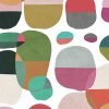 Close Up Colorful Geometric Bath Mat Print