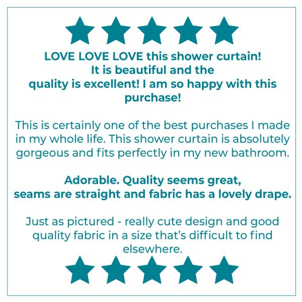 Ozscape Designs Extra Long Shower Curtain Reviews