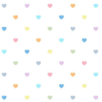 love heart shower curtain for kids bathroom