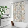 gender neutral fabric shower curtain