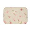 Shabby chic rose floral non slip bath mat